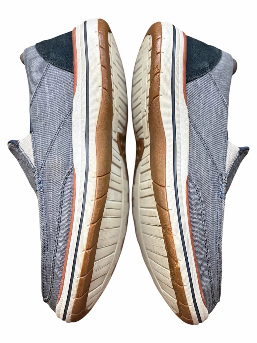 Skechers Mens Shoes Classic Fit Air-Cooled Memory Foam Slip On Loafers Blue 11.5